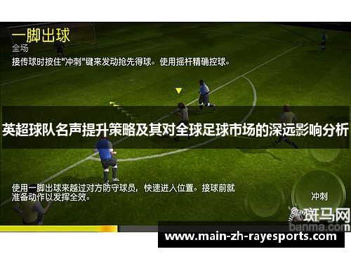 英超球队名声提升策略及其对全球足球市场的深远影响分析 英超球队名声提升策略及其对全球足球市场的深远影响分析